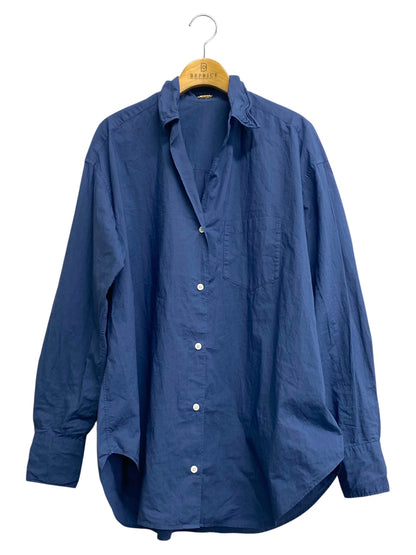 ミューズドゥドゥーズィエムクラス COTTON WASHシャツ 23-050-500-4120-1-0 F ネイビー 23SS IT64WA8MGHJM