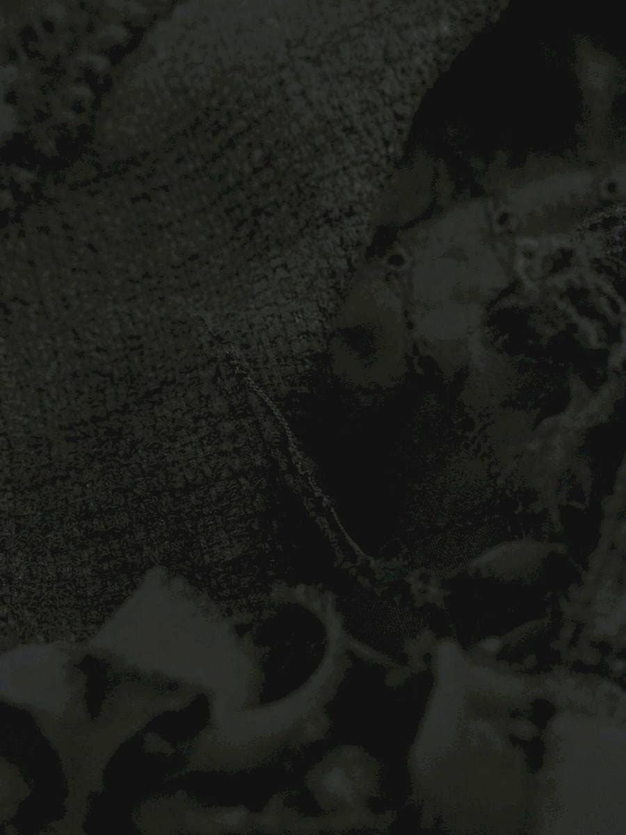 トゥービーシック UC427-251-09 ジャケット 40 ブラック ツイード フリンジ ITJ2T2WLLIJC