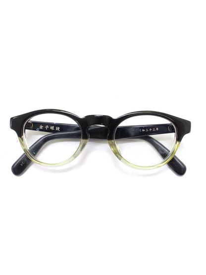 金子眼鏡 KⅭ27 眼鏡 ブラック/クリア メガネ ツートンカラー IT2MS90ZQ3ZU