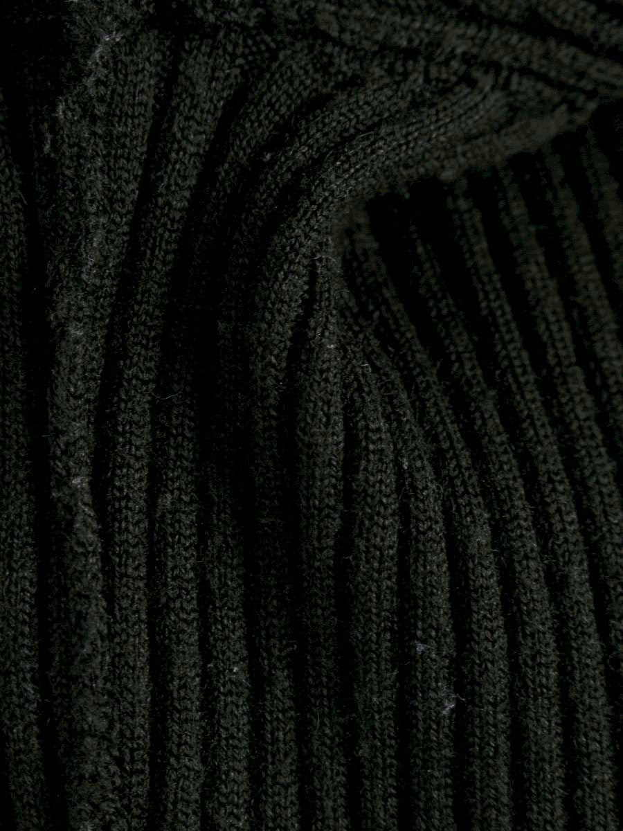 エムズグレイシー 818593 カーディガン 40 ブラック リブ パールビジュー ITAW7IK4QAGC