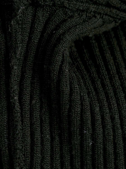 エムズグレイシー 818593 カーディガン 40 ブラック リブ パールビジュー ITAW7IK4QAGC