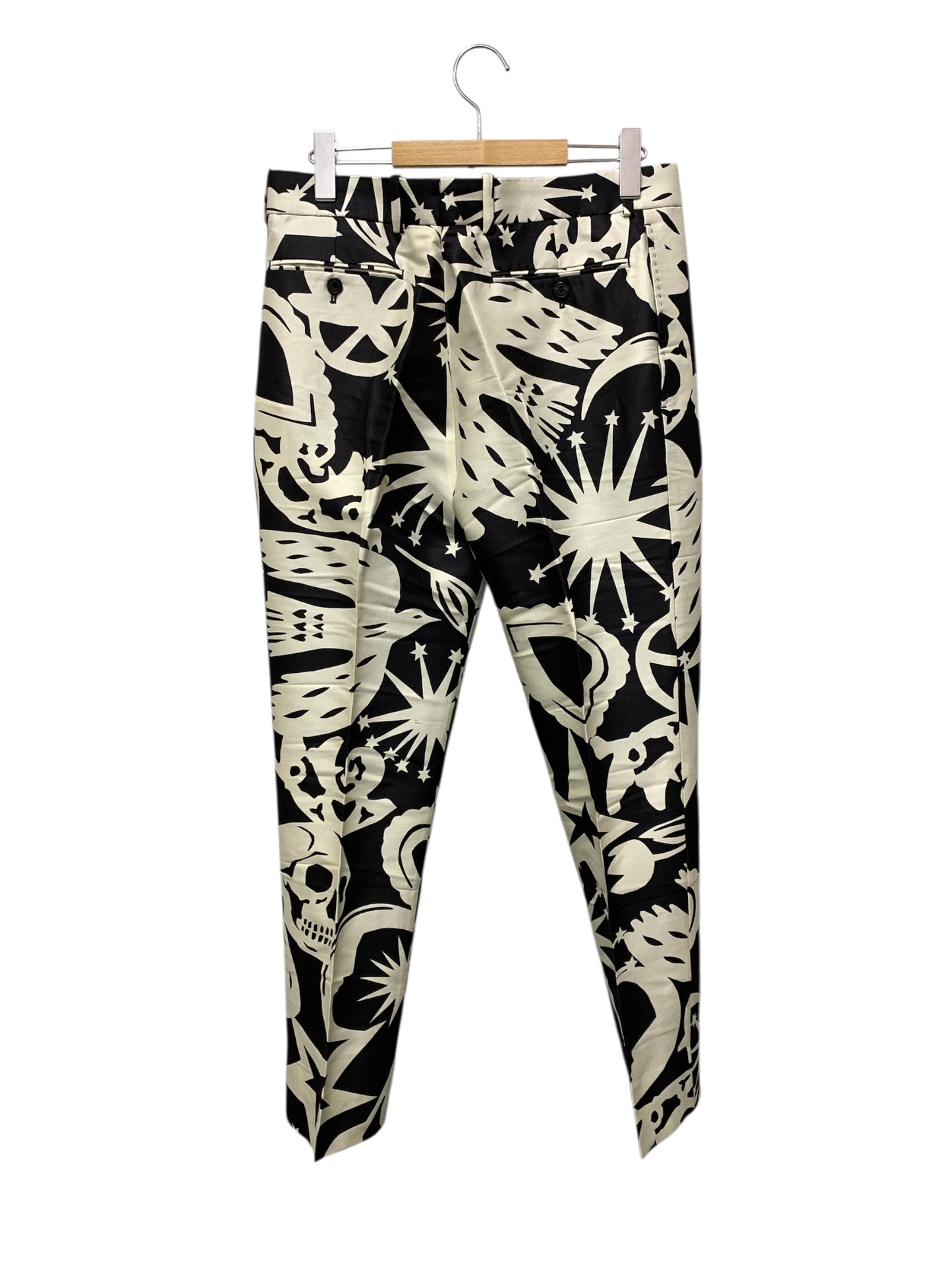 アレキサンダーマックイーン C-JP54-2021-275-0459 666206 パンツ 46 ブラック ITEIBMAKRV9O