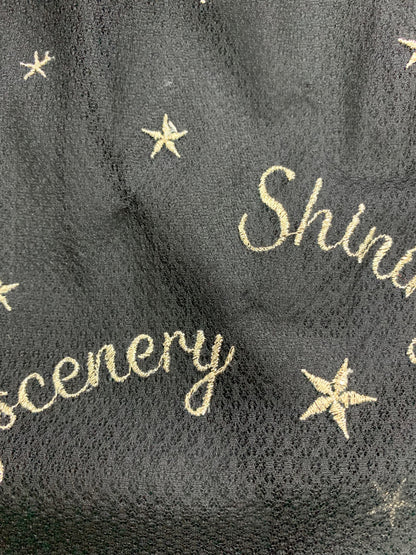 ダイアグラム 0322421198　 スカート 36 ブラック チュール  刺繍 星柄 ウエストゴム ITLJPLUSVFI8