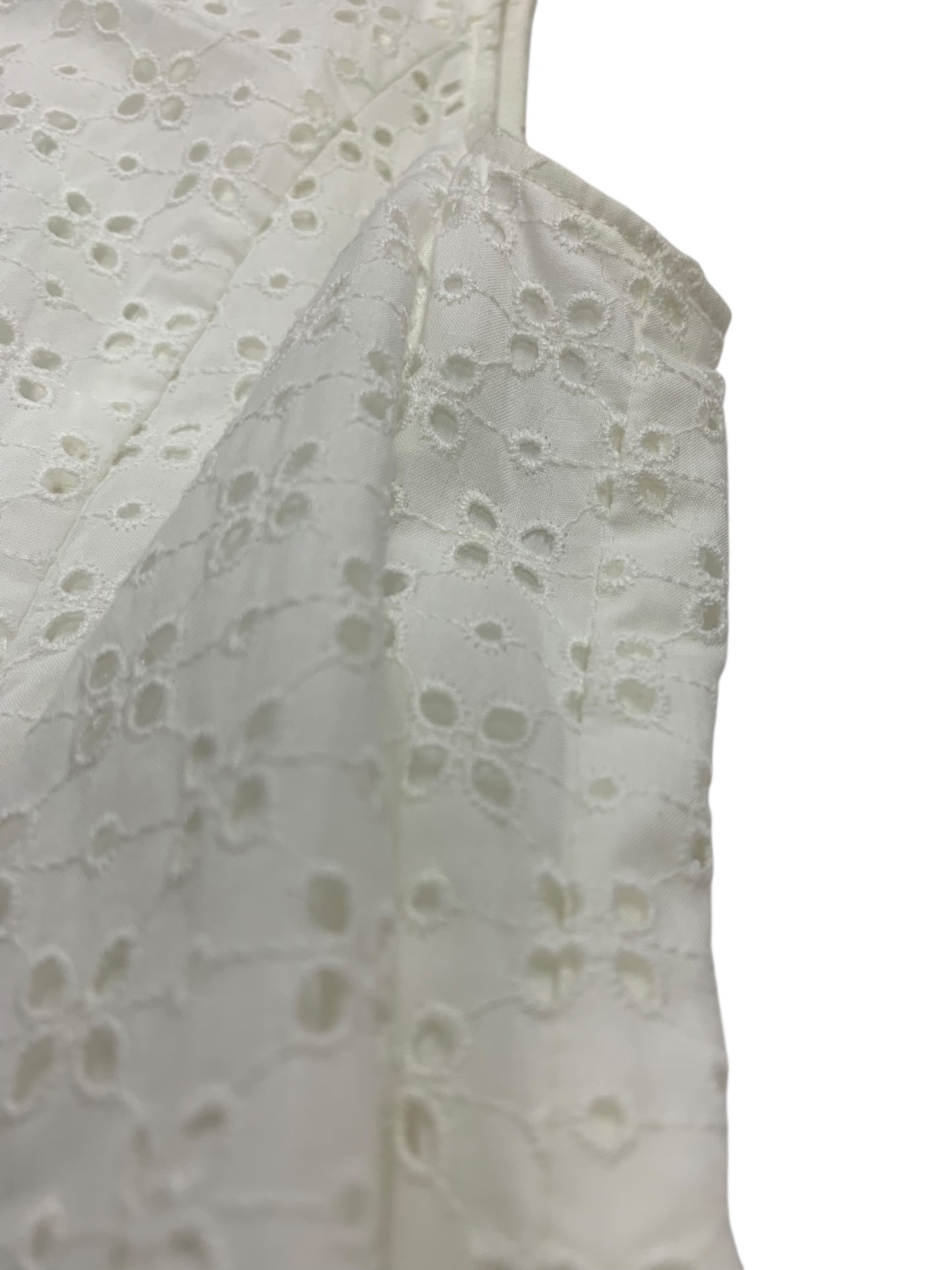 フォクシーブティック Champ de Fleurs シャンドゥフルール 43793 ワンピース 40 ホワイト カットワーク ITVO73MH5P3C