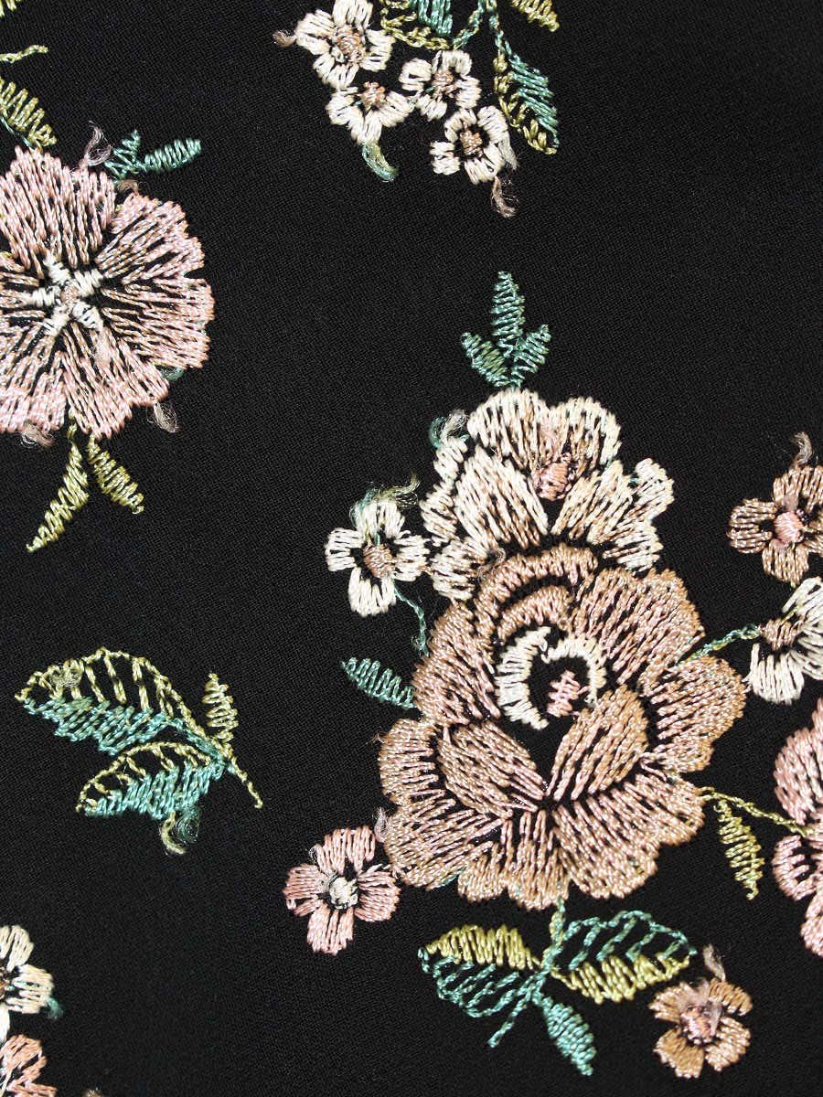 トッカ OPTOKW0335 ワンピース 2 ブラック BEAUTIFUL DREAM 刺繍 ITY9JOMIGSU8