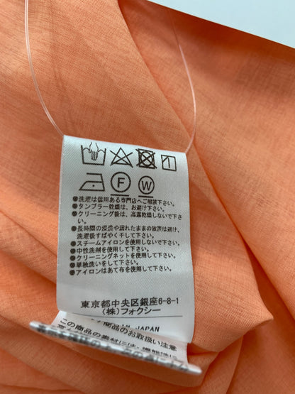 フォクシーニューヨーク Elegance Hem Dress 41064 ワンピース 40 オレンジ 2022年増産品 ITXGMF3KCL02