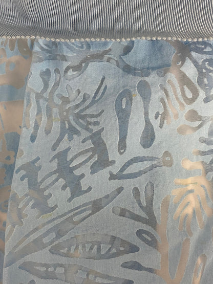 タラジャーモン 07490 ワンピース 38 ブルー 花 レース IT7IMC6WR9E8