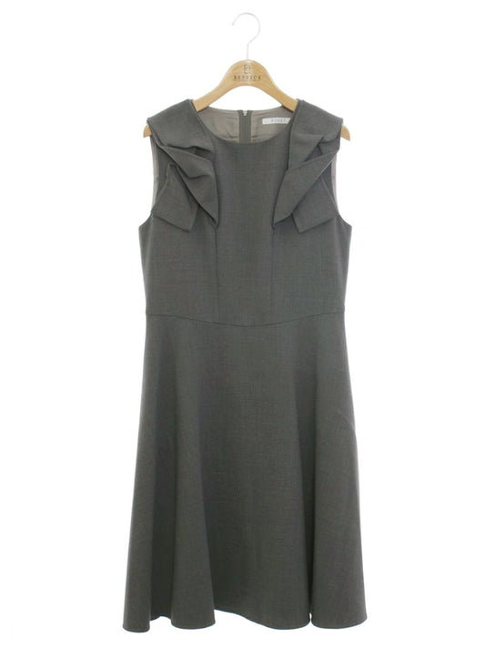 フォクシーブティック Doubel Twisted Bow Dress 36448 ワンピース 42 グレー ITI3G0OVGYMG