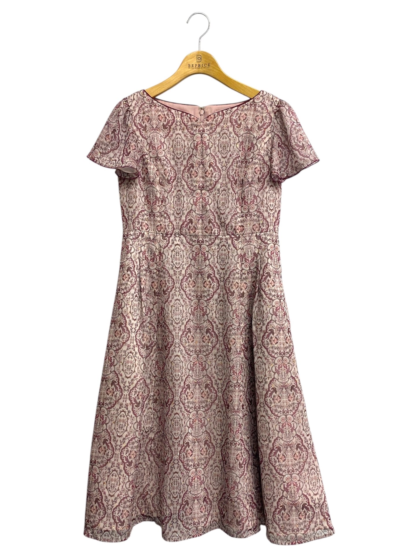 トッカ OPTOSM0835 ワンピース 2 ピンク 花 ラメ IT6QI41ICBDY
