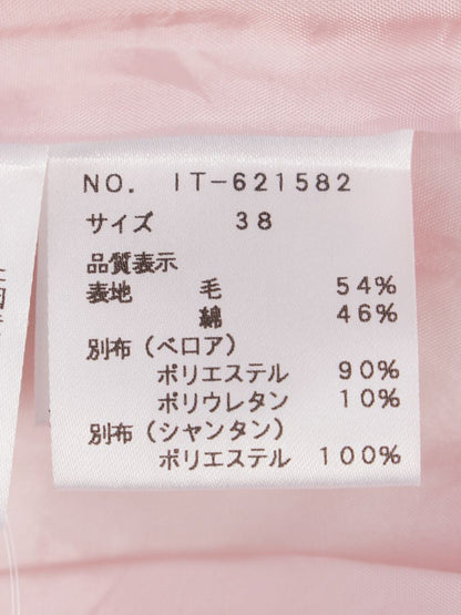 エムズグレイシー 621582 ワンピース 38 ピンク フラワーモチーフ リボン ITBPXQQFF4BE