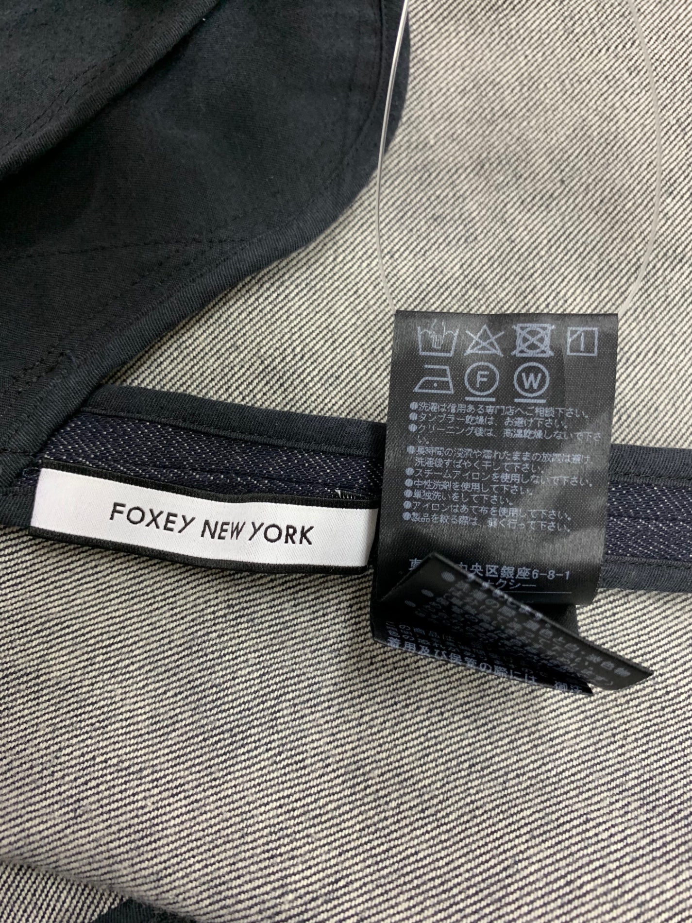 フォクシーニューヨーク ドレス インディゴ 39369 ワンピース 38 ネイビー ITHCSF4RYMRC