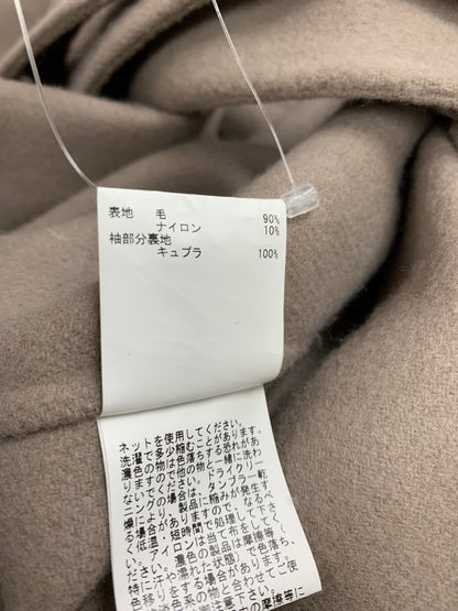 アナイ シャルムビーバーフードコート 102127-17-460-853-60 36 グレージュ ダブルフェイス ガウン IT8PN36EQUSG