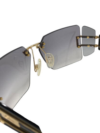 カザール MOD.923 サングラス ブラック リムレス スクエア ITAPVKUA4EAW