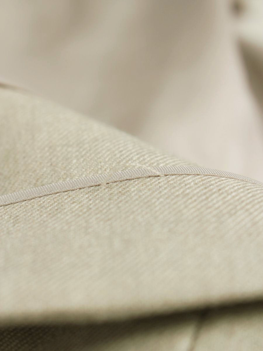 フォクシーブティック 39913 パンツ 38 ベージュ ワイド ウール | 中古