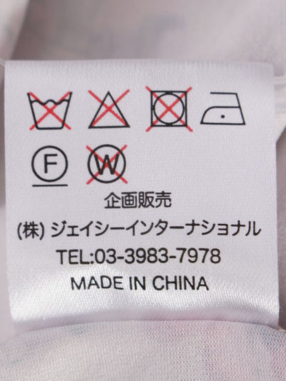 スーパービューティー ワンピース 42 ピンク 花柄 リボンチャーム付き ITMFLS7K5B9U