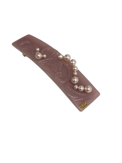 アレクサンドルドゥパリ バレッタ ピンク パール スクエア ITK5Q1H4SMTG