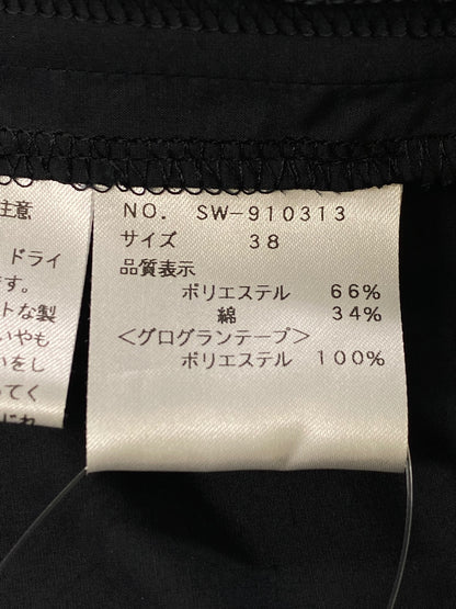 エムズグレイシー Tiered Blouse 910313 シャツ ブラウス 38 ブラック Tiered Blouse ギャザー ITPOQISCIB60