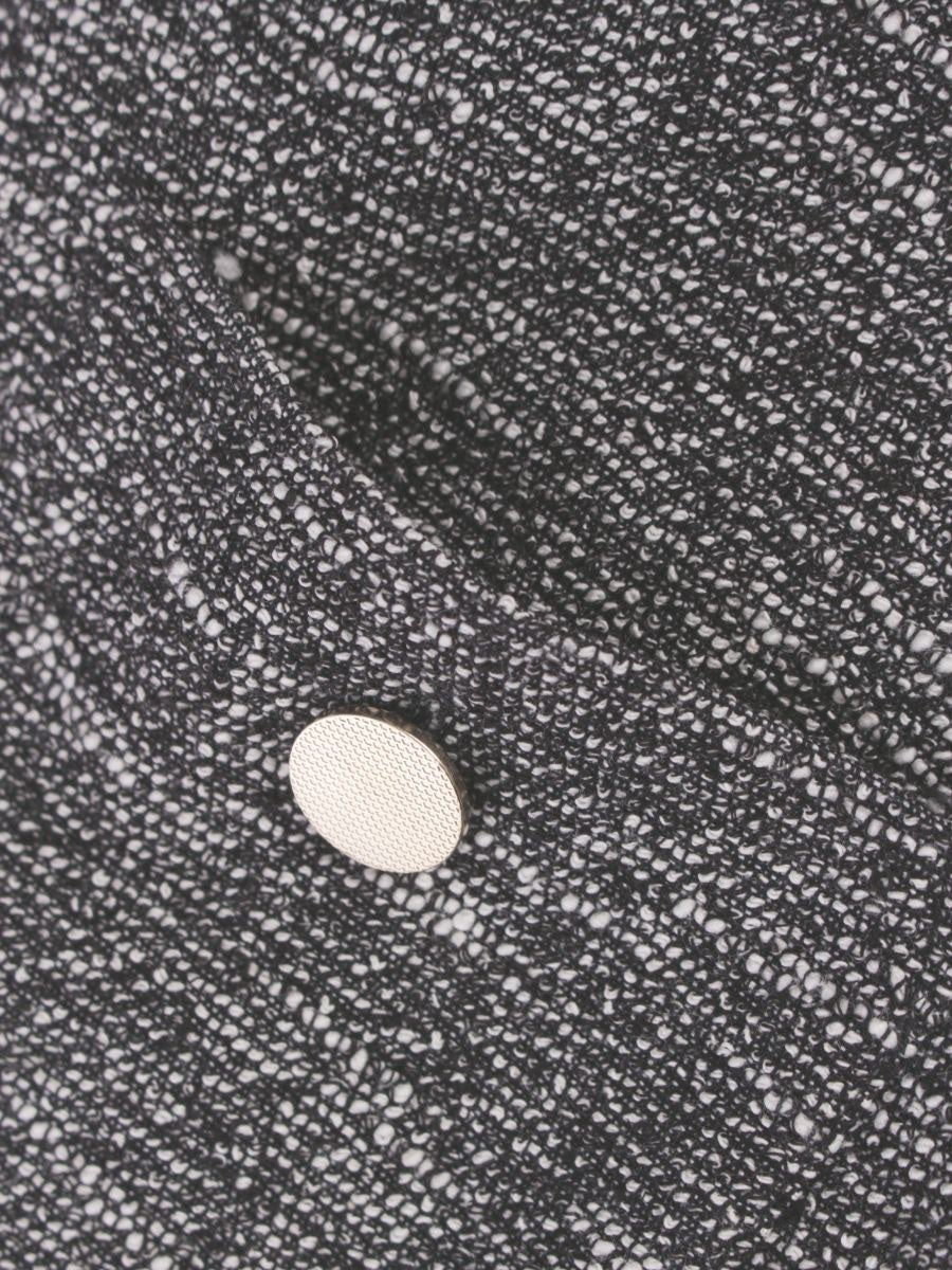 フェンネル 9340-3182 ロングベスト 9 ブラック/ホワイト ゴールドボタン ITLA4TXE28VE