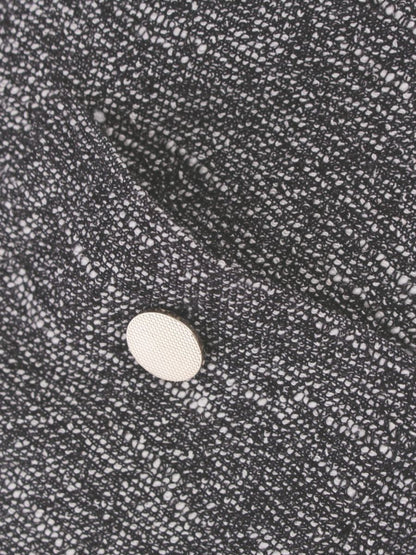 フェンネル 9340-3182 ロングベスト 9 ブラック/ホワイト ゴールドボタン ITLA4TXE28VE