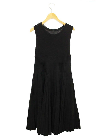 フォクシーブティック Pleats knit Dress 36568 ワンピース 38 ブラック IT4HBJ04DBQI