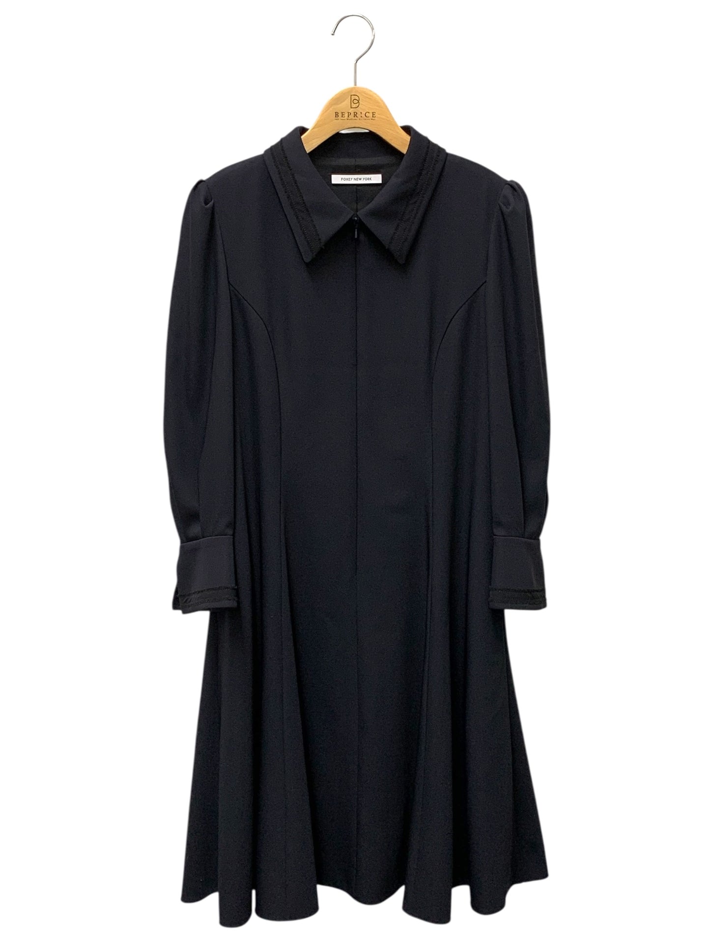 フォクシーニューヨーク Dress Danica 43866 ワンピース 42 ネイビー フレア ITUBYOSS3O2O