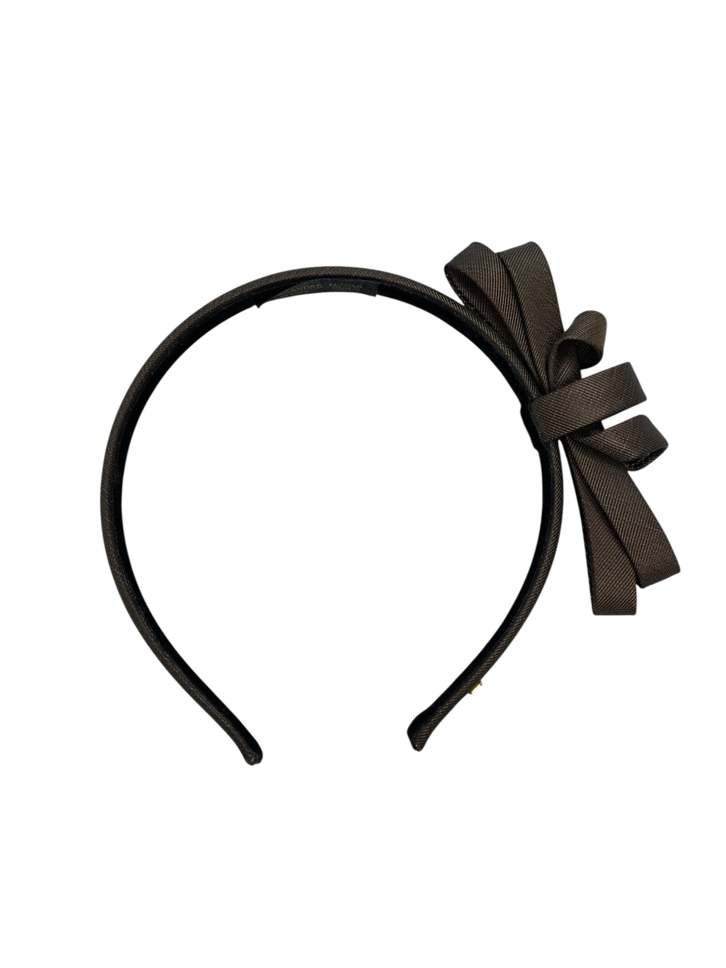 アレクサンドルドゥパリ カチューシャ ブラウン リボン IT0W3UAFWY4G