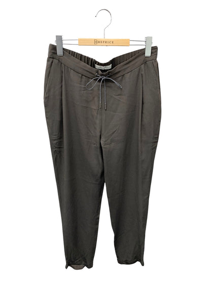 ファビアナフィリッピ Light Trousers PADP02W381X808 イージーテーパードパンツ Ｓ ブラウン シルク混 ITW1UTK359VU
