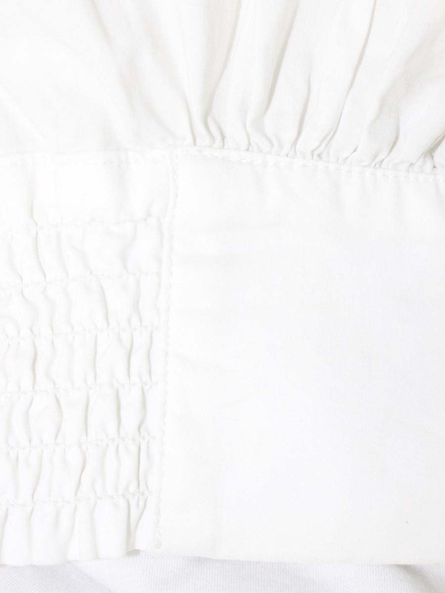 エムズグレイシー ミニリボン付きカットソー 515115 38 ホワイト  