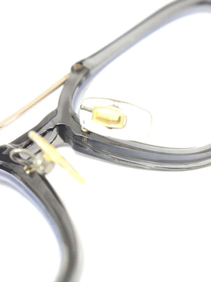 アリエストロ AR-6003 メガネ クリアグレー/グリーン チタン ウェリントン 鯖江 幾何柄 ITPJUM7MME2S