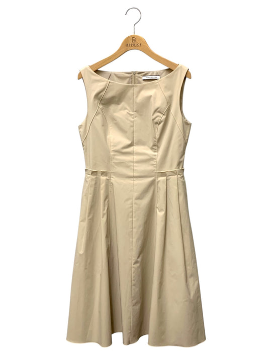 フォクシーニューヨーク Fit＆Flare Dress 35728 ワンピース 40 ベージュ IT1M73NRO2PX