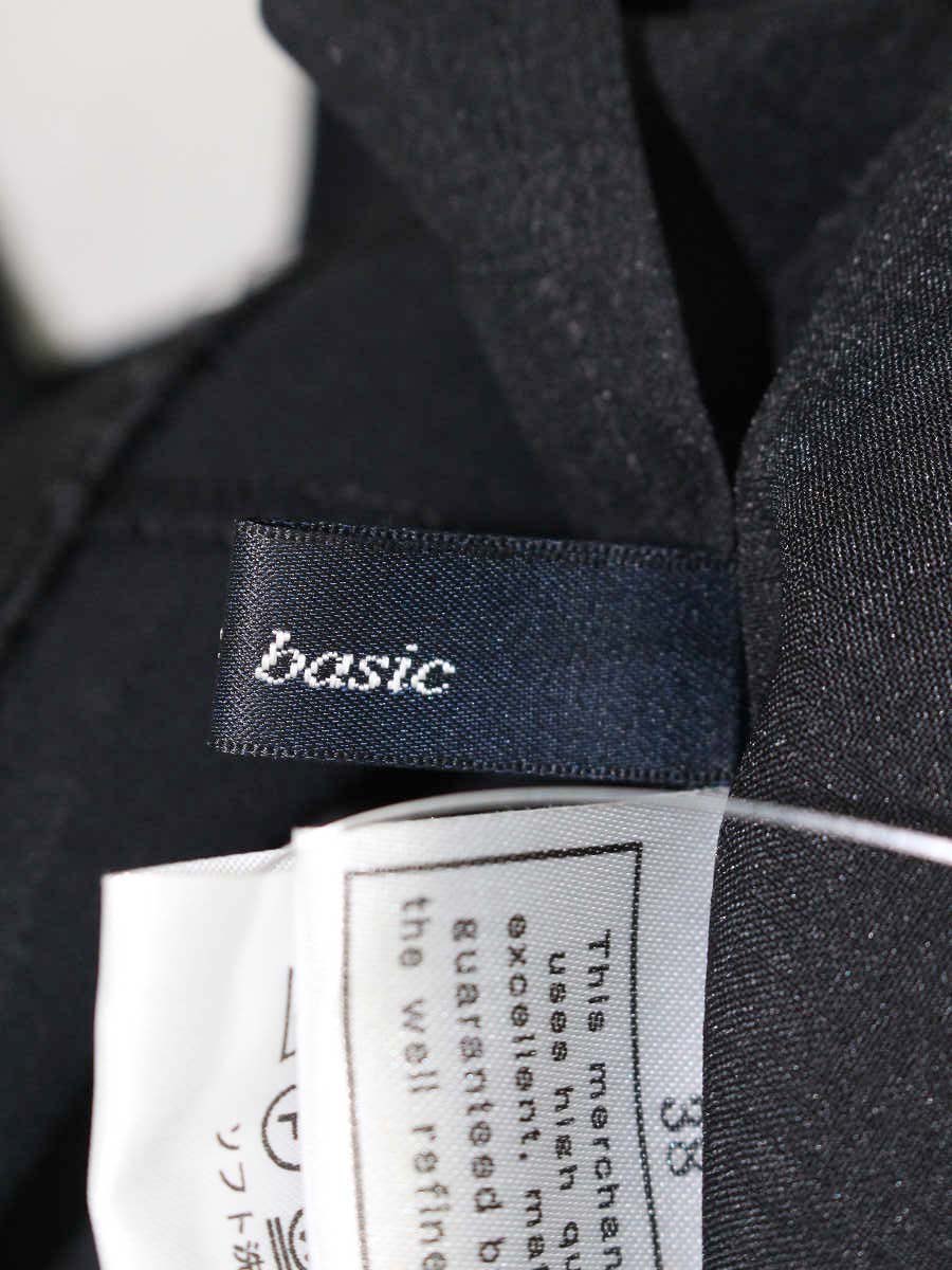 ルネ 5736050 ワンピース 38 ブラック リボン バックジップ フレア ITY022Y37WUO