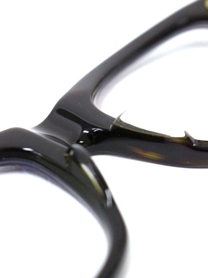 オリバーゴールドスミス CONSUL コンスル メガネ ブラウン/ゴールド セルフレーム フルリム ウェリントン IT68ZH08JSDM