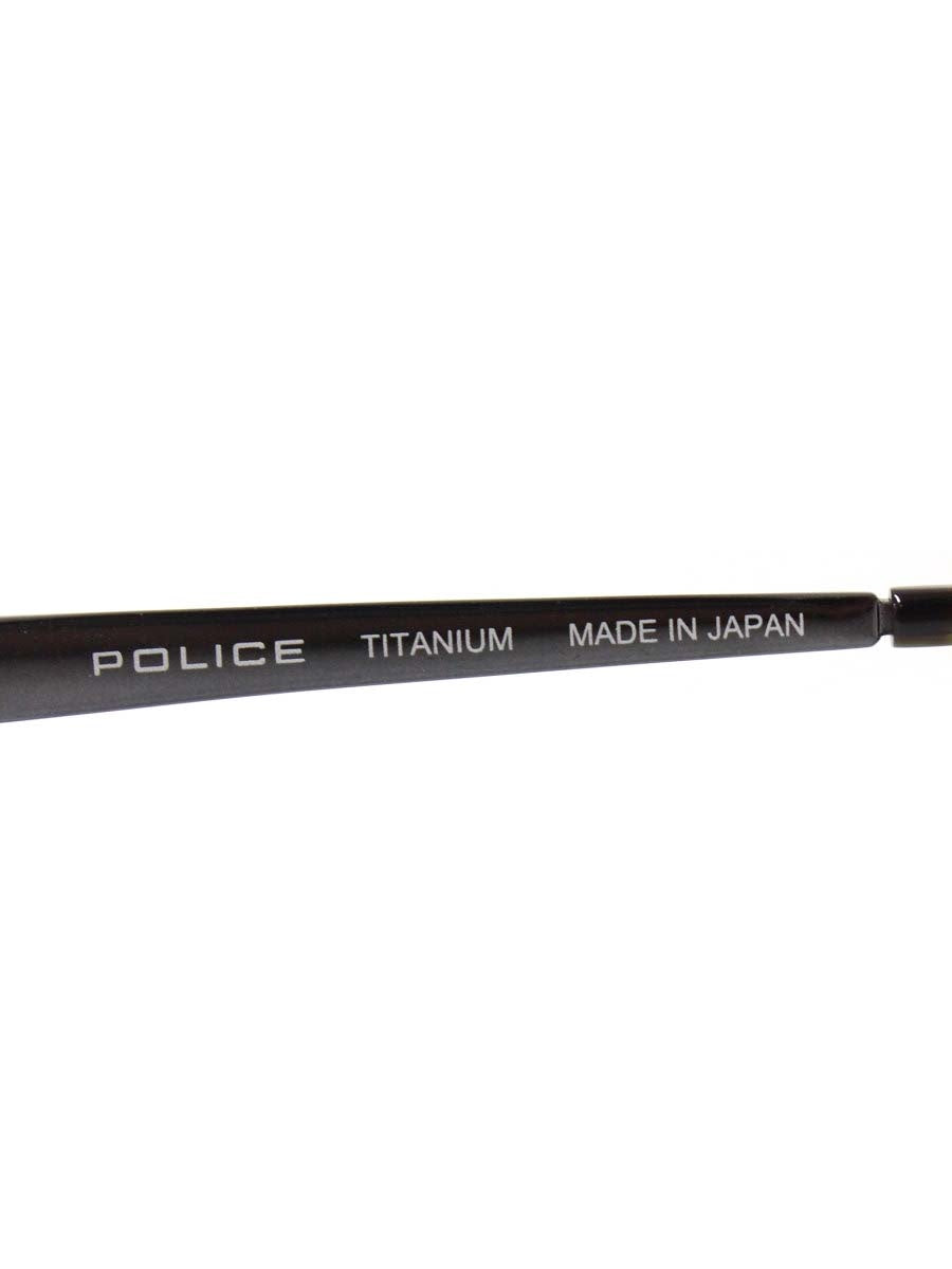 ポリス VPLF59J 眼鏡 メガネ ガンメタル メタルフレーム リムレス スクエア IT56P0KYABRK 【SALE】