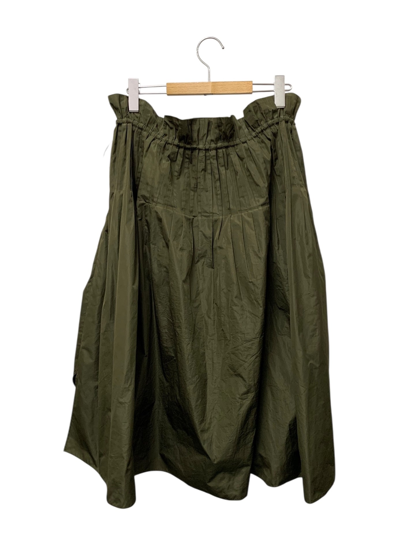 ティーマット マサキパリ スカート 1 カーキグリーン ギャザーロング ITVWVRLG1HG6