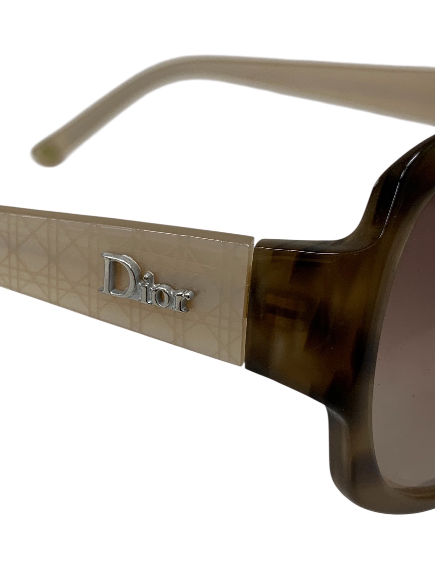 クリスチャンディオール 163FM サングラス ブラウン セルフレーム フルリム カナージュ IT3D71IL25V4