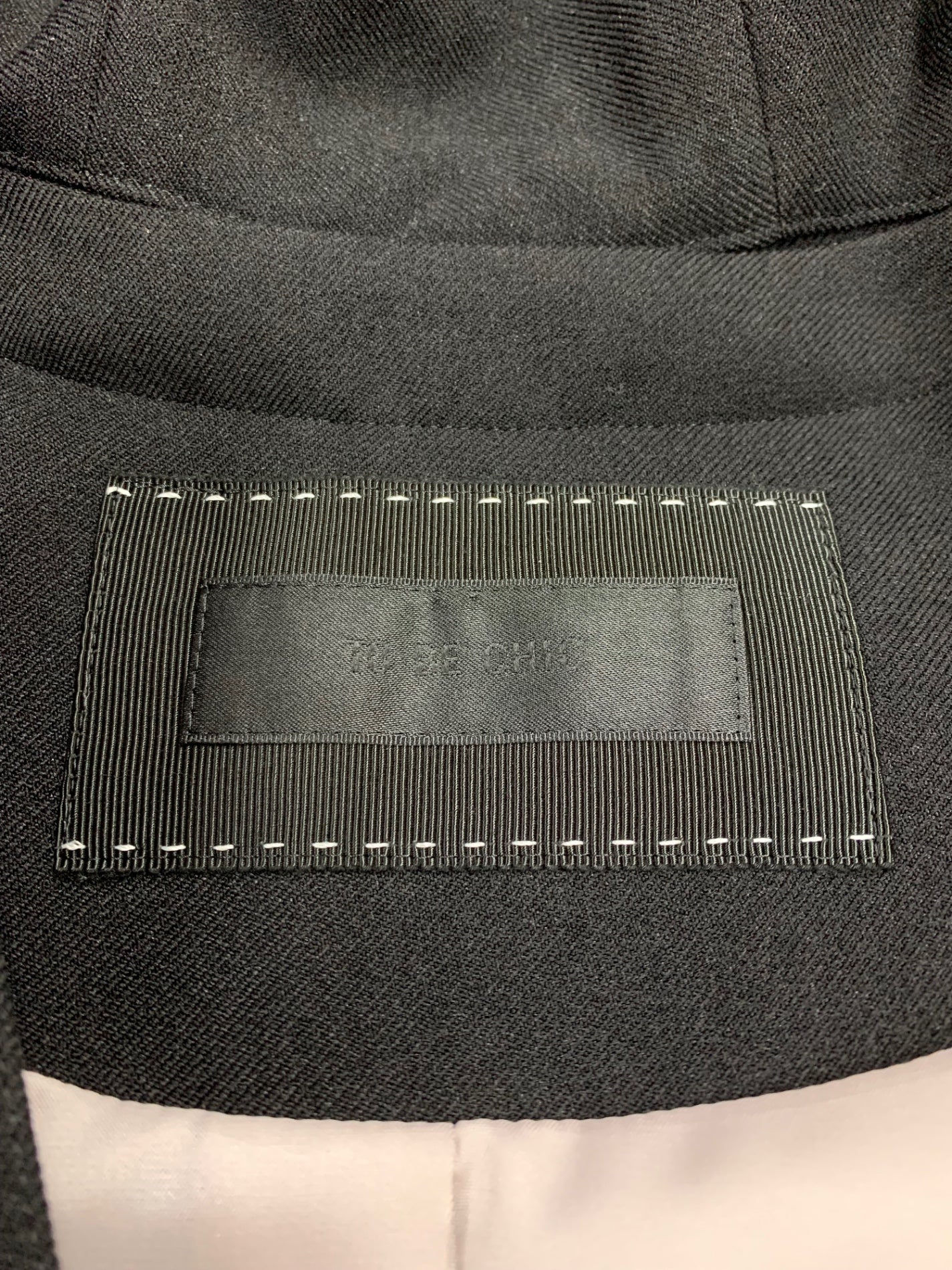 トゥービーシック 【L】光電子キルティングノーカラー ロングコート W7A02-835-09 44 ブラック 2023年モデル ITF3D8B630DS