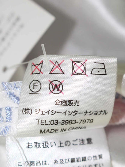 スーパービューティー ワンピース 40 ライトパープル/ピンク フラワーモチーフ 刺繍 IT99PCX2WULS