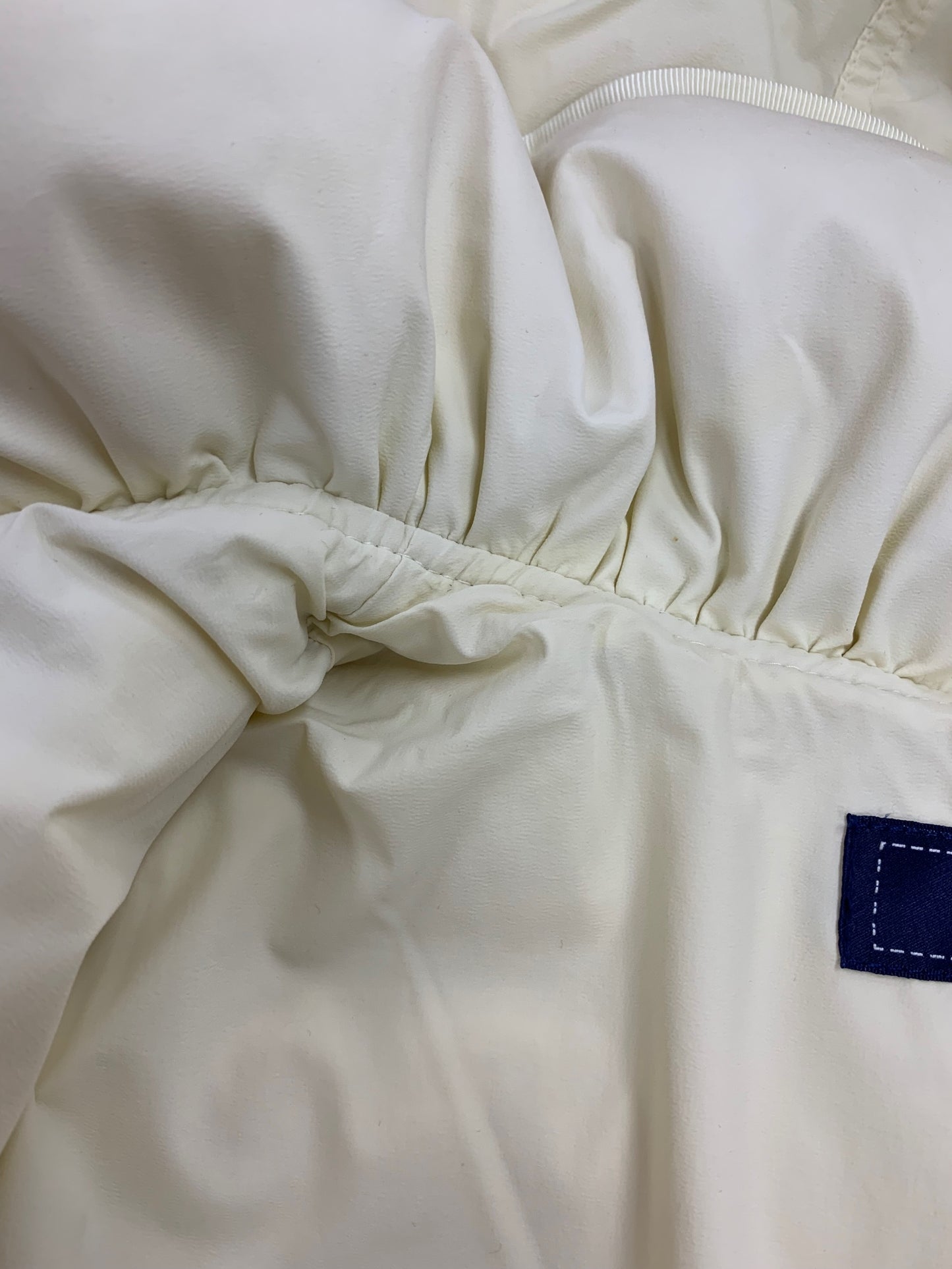 エムズグレイシー 819509 ダウンコート 36 ホワイト レッキスファー ダブルジップ 2way IT03TG10UVSG