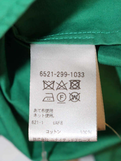 ドゥロワー 6521-299-1033 ブラウス 36 グリーン パフスリーブ IT1PR08K8G2O