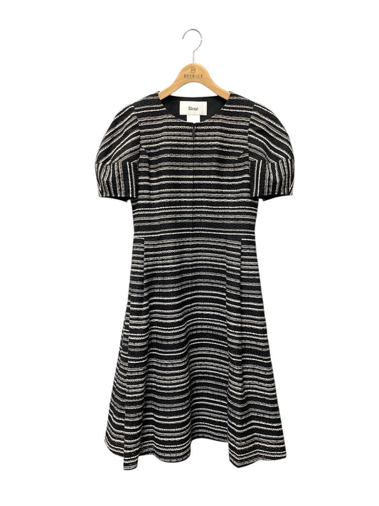 ルネ TISSUE ジャガードドレス 6326390 ワンピース 36 ブラック ITDRY5H1DQZ8