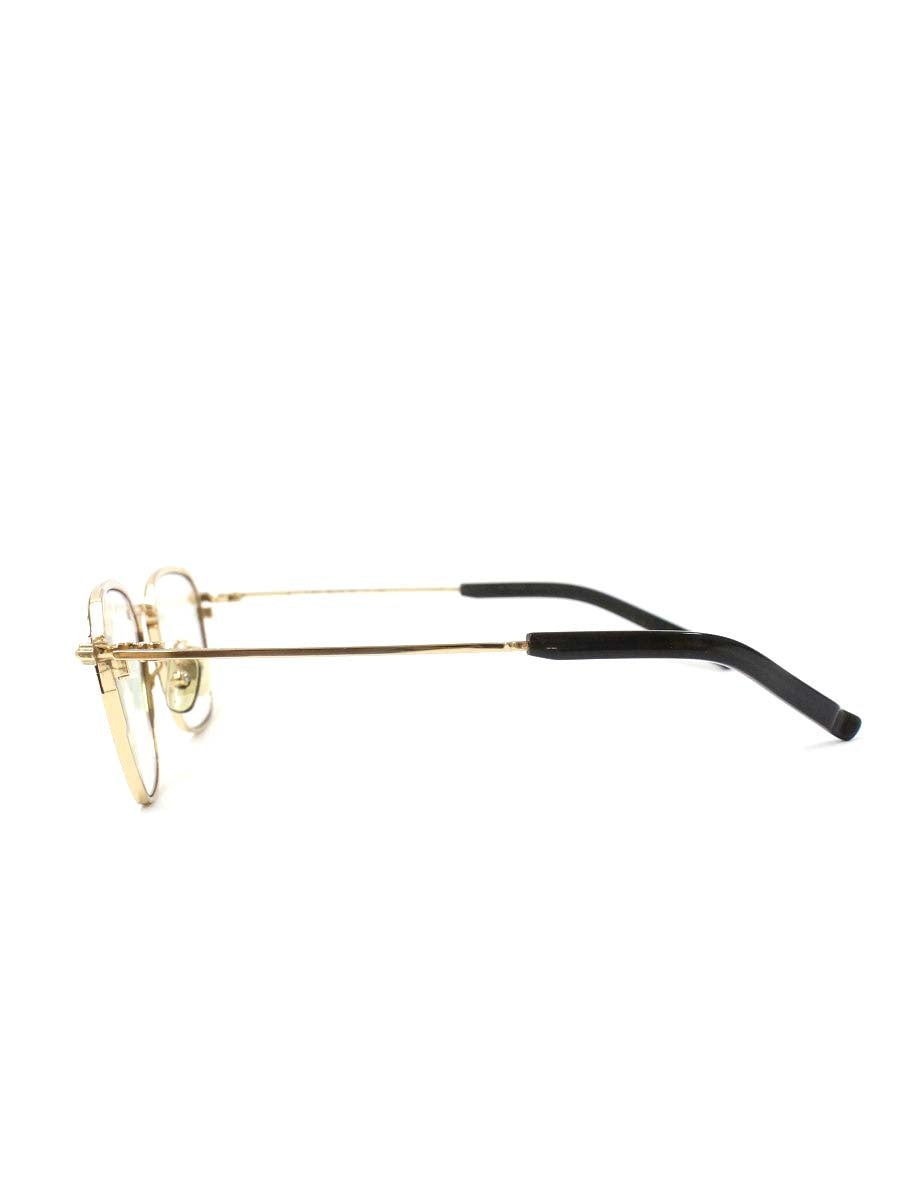 フォーナインズ S-981T メガネ ゴールド/ブラック メタルフレーム ボストン ITGZHRJ0IBO8