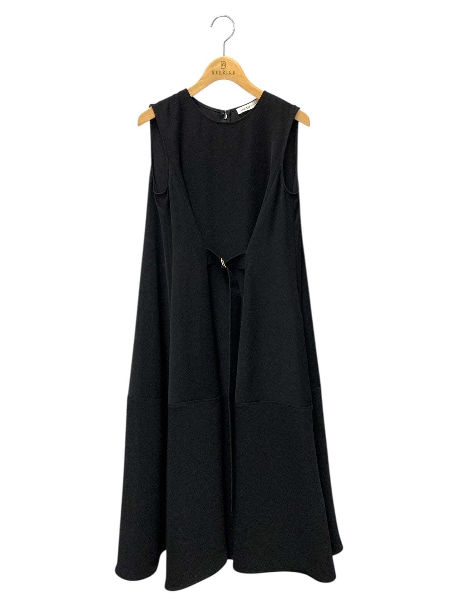アディアム Belted Parachute Dress 41633 ワンピース 0 ブラック 2023年増産品 ITOITE203CTU