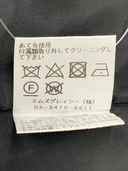 エムズグレイシー 117605 スカート 38 ブラック ウール混 肩紐付き ITFM16VHIYY2