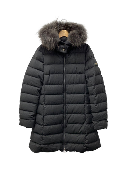 タトラス LAVIANA LTA19A4571 ロングダウンコート 04 ブラック ファー IT3VS0WVXS8G