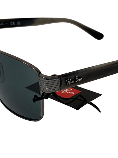 レイバン RB3750 サングラス ブラック 004/R5 メタルフレーム フルリム スクエア ITF4TT6L9G4T