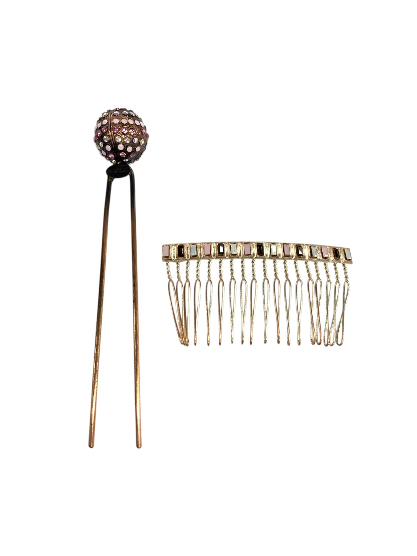 アッカ コーム かんざし ゴールド ラインストーン ITLFUR4FBHCS