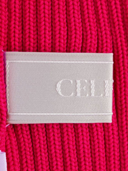 セルフォード ハーフスリーブペプラムニットプルオーバー CWNT242045 38 ピンク IT262VKHBZ9C