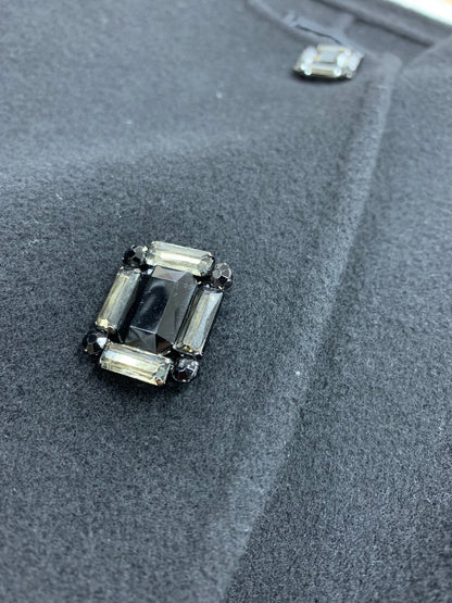 フォクシーブティック 37491 コート 38 ブラック フォックスファー カシミア ビジュー IT54P1OLEOQW