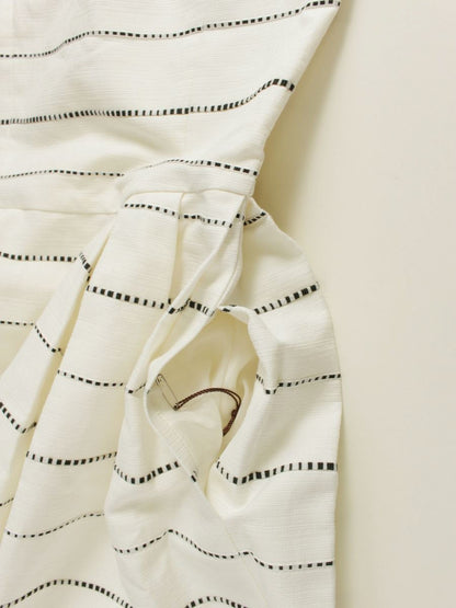 フォクシーブティック Horizon ホライゾン 39687 ワンピース 38 ホワイト ボーダー ITXKT7978VS6