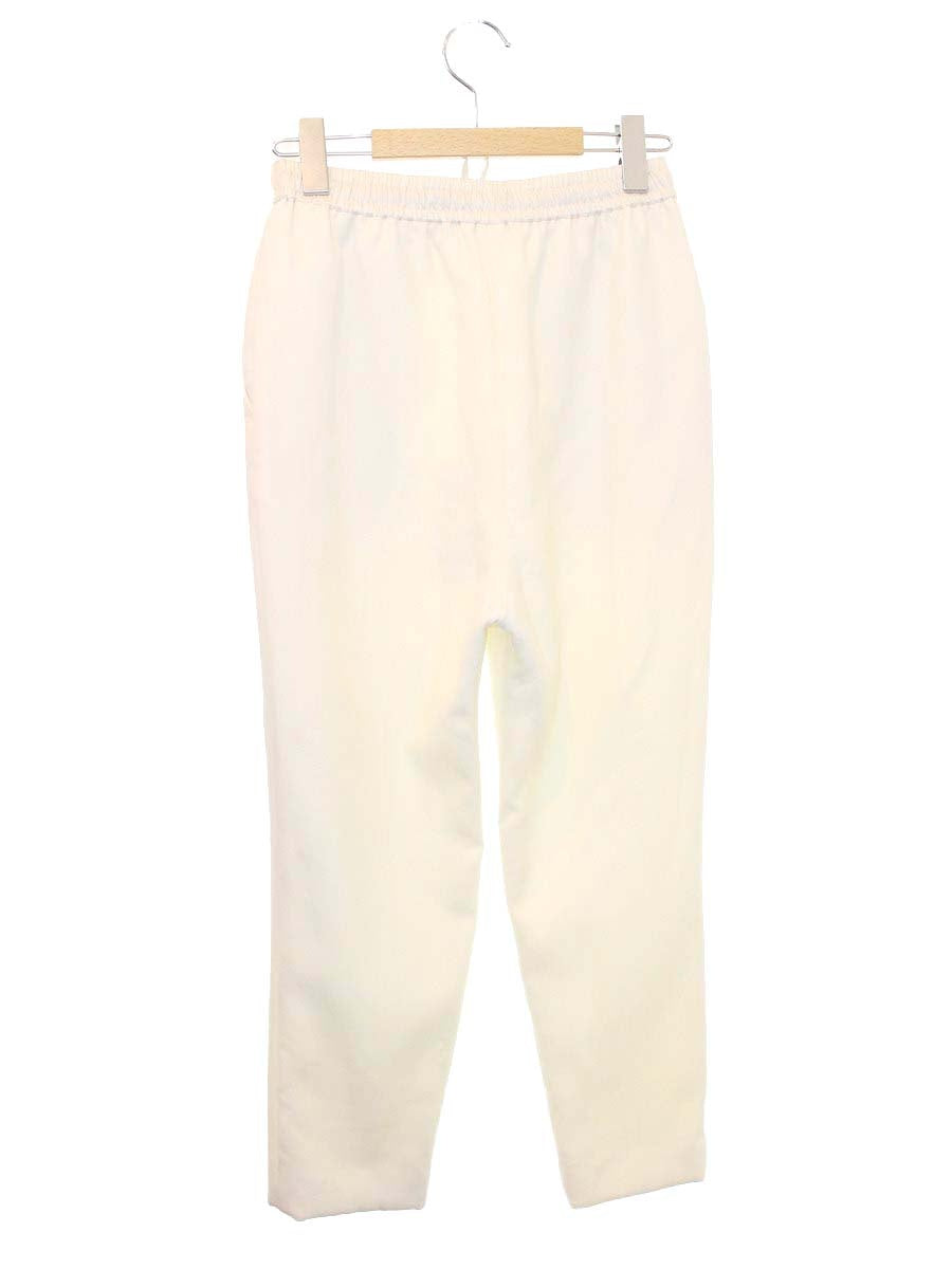 ヨリ YR2122-107AW パンツ 36 アイボリー イージーウエスト タック ITQIN2FW2R4G